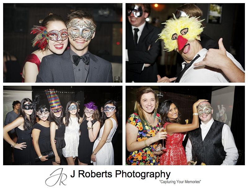 21st birthday masquerade party - sydney party photography